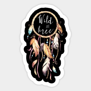 Dreamcatcher Wild and Free Sticker